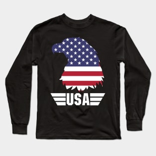 USA Eagle Long Sleeve T-Shirt